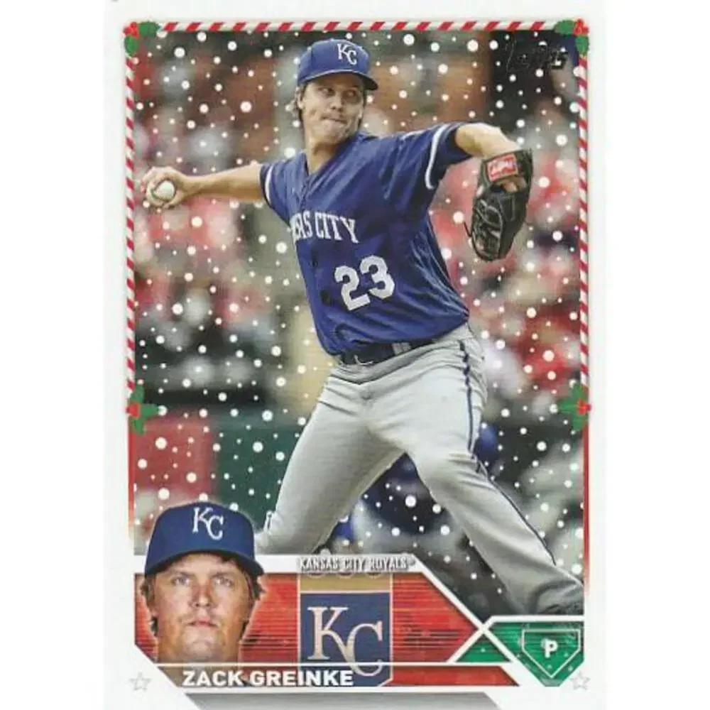 2023 Topps Holiday Zack Greinke H180 Kansas City Royals